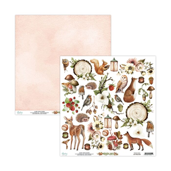 Mintay - 12 X 12 ELEMENTS PAPER - WOODLAND