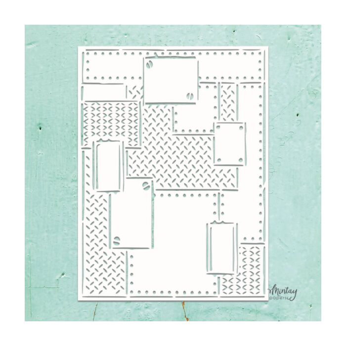 MINTAY KREATIVA - 6 X 8 STENCIL - STEEL