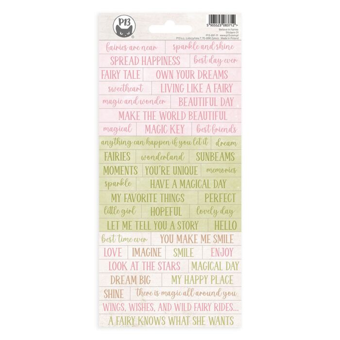 P13 Sticker Sheet