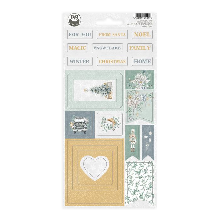 P13 - Chipboard Sticker Sheet