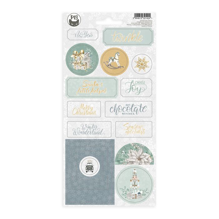 P13 - Chipboard Sticker Sheet