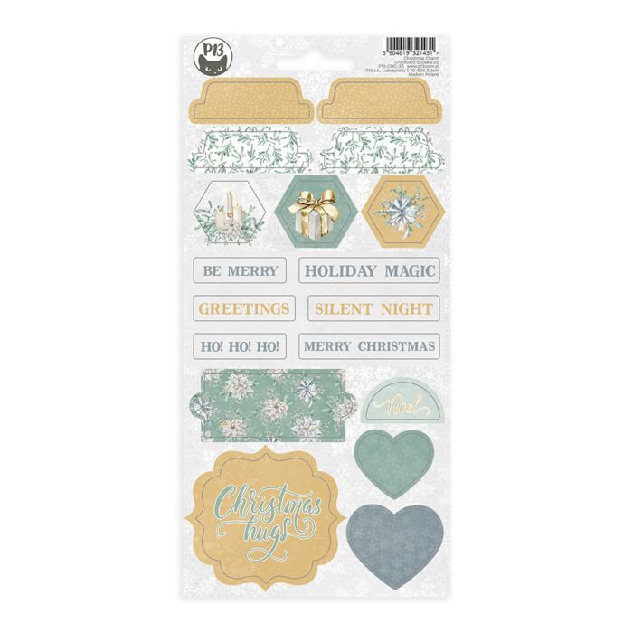 P13 - Chipboard Sticker Sheet