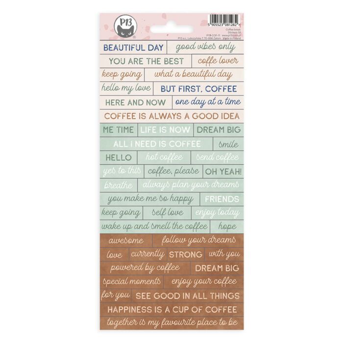 P13 Sticker Sheet