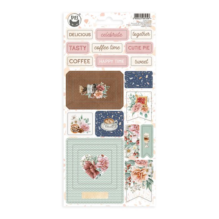 P13 Chipboard Sticker Sheet