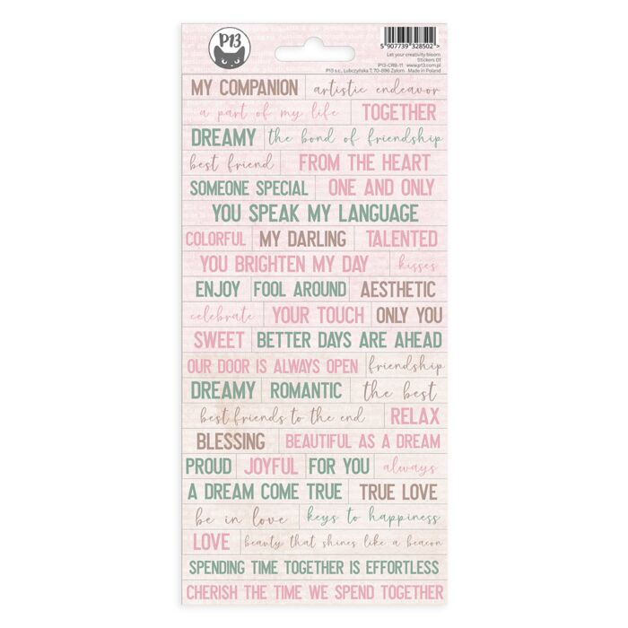P13 Sticker Sheet