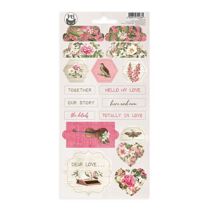 P13 Chipboard Sticker Sheet