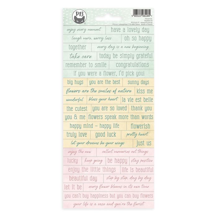 P13 Sticker Sheet