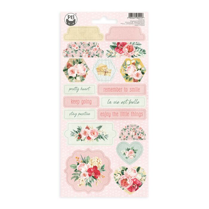 P13 Chipboard Sticker Sheet