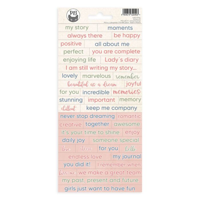 P13 Sticker Sheet