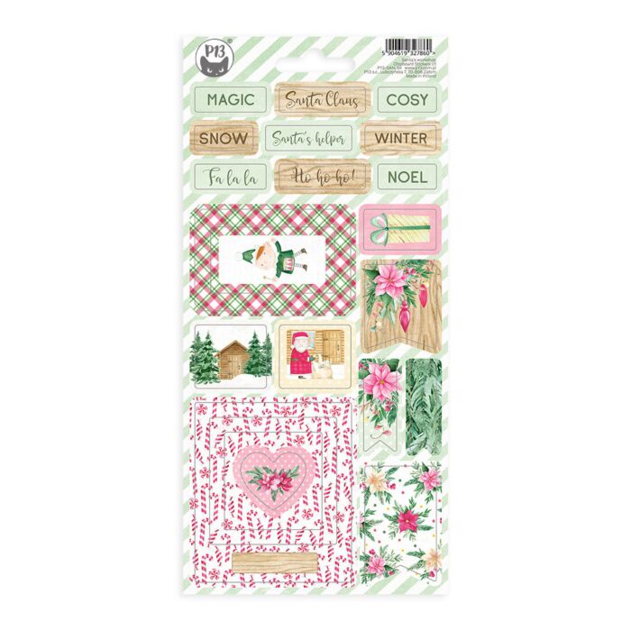 P13 Chipboard Sticker Sheet