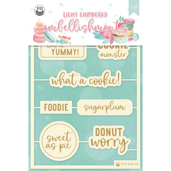 P13 Chipboard Embellishments