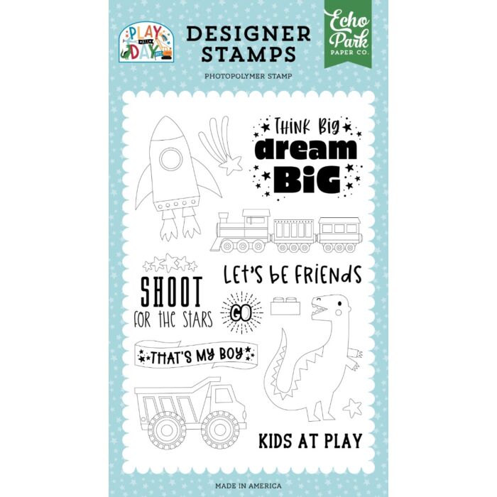 Echo Park Play All Day Boy: Think Big