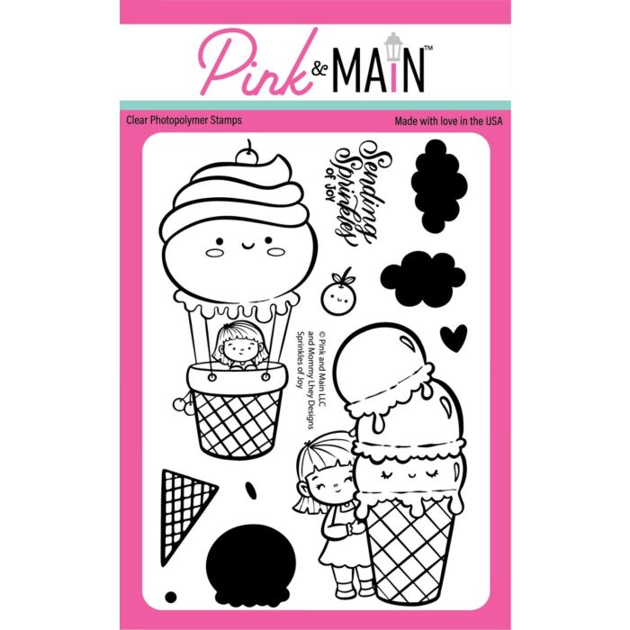 Pink & Main Clear Stamp