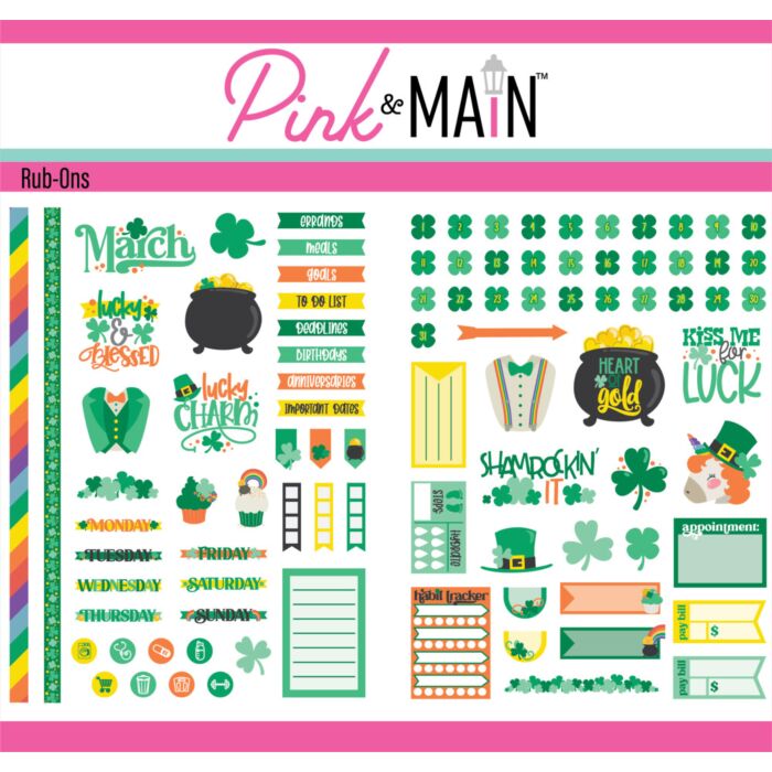 Pink & Main Rub-ons