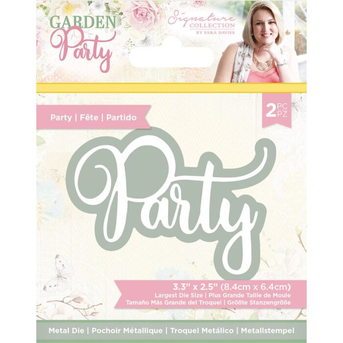 Crafter's Companion - Sara Signature Garden Party Die - Party