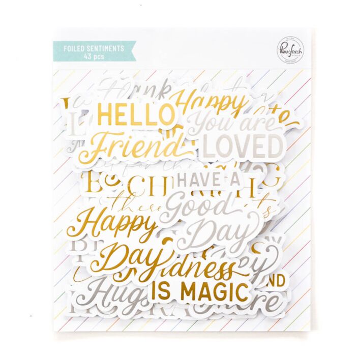 Pinkfresh Studio Foiled Sentiments