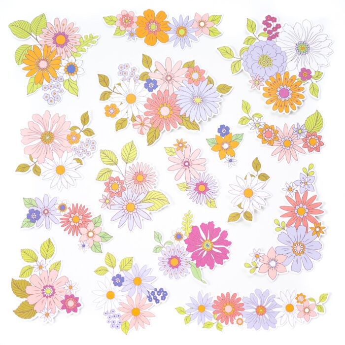 Pinkfresh Studio Ephemera, Fancy Floral