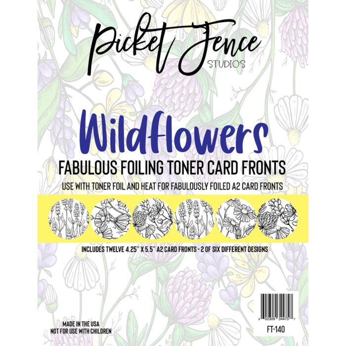 Picket Fence Studios Fabulous Foiling Toner A2 Card Fronts