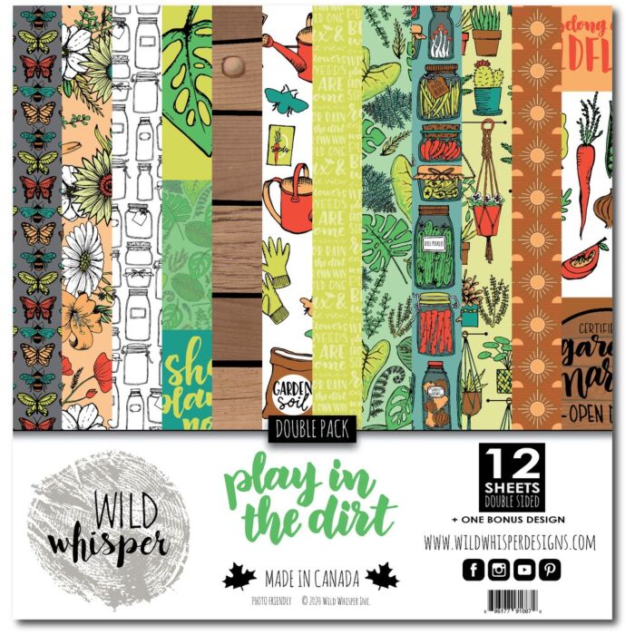Wild Whisper - PLAY IN THE DIRT - DOUBLE 12X12 PAPER PACK