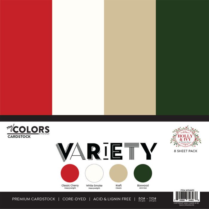 Photo Play Paper 12X12 Cardstock Variety Pack
