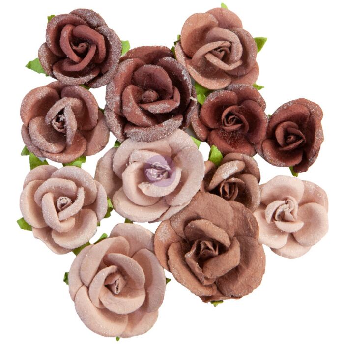 Prima Marketing Mulberry Paper Flowers Sahara/Golden Desert