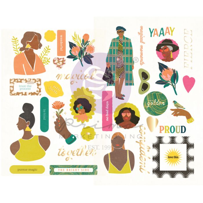 Prima Chipboard Stickers