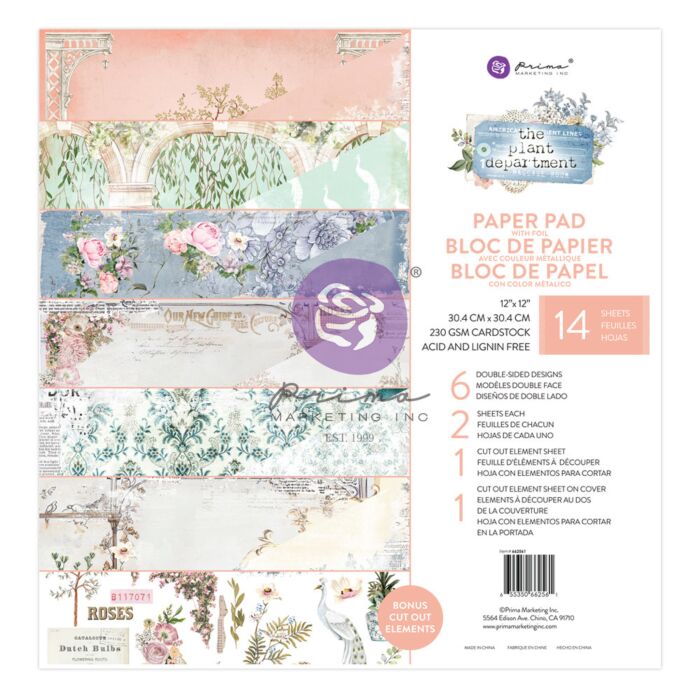 Prima 12X12 Paper Pad