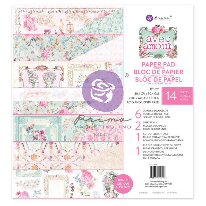 Prima Marketing 12X12 Paper Pad