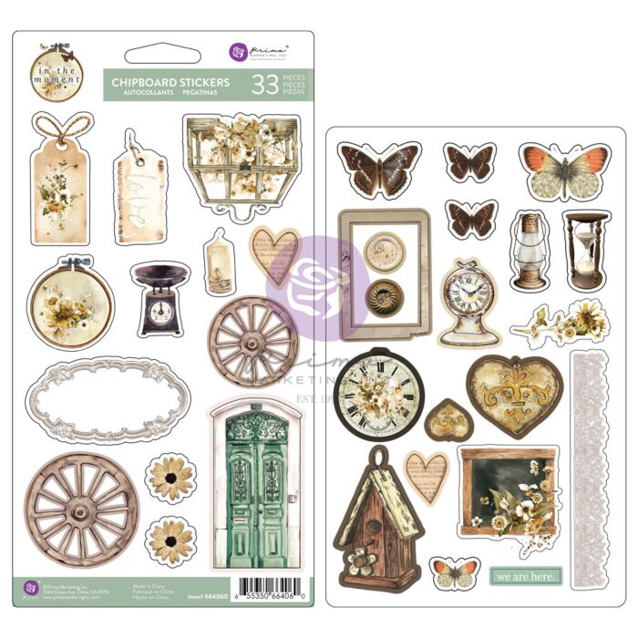 Prima Chipboard Stickers