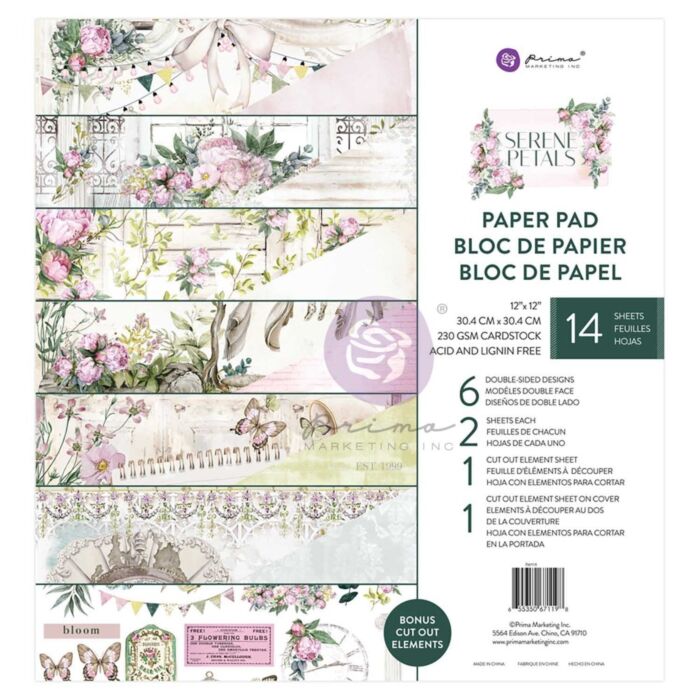 Prima 12X12 Paper Pad