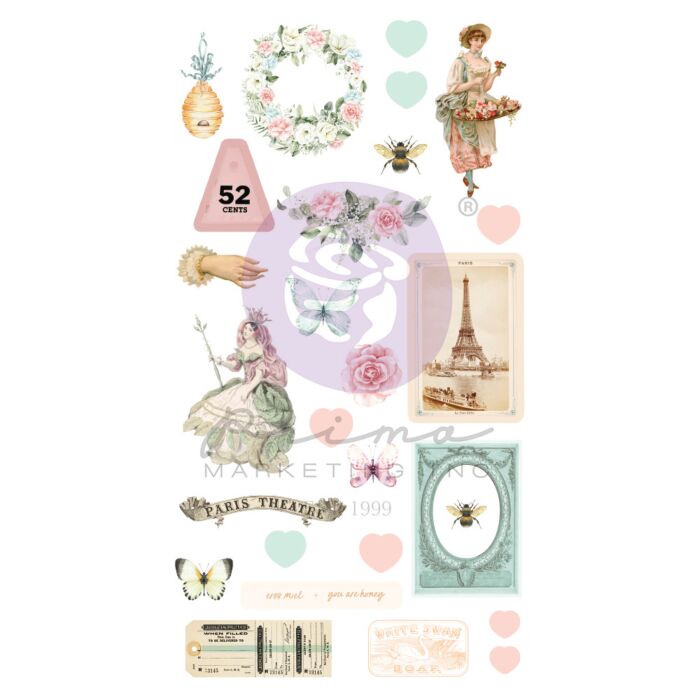 Prima Puffy Stickers
