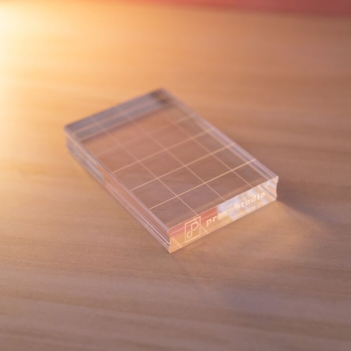 Pre-Order Prism Studio Acrylic Stamping Block (with Grips)