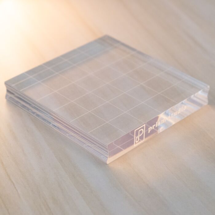 Pre-Order Prism Studio Acrylic Stamping Block (with Grips)
