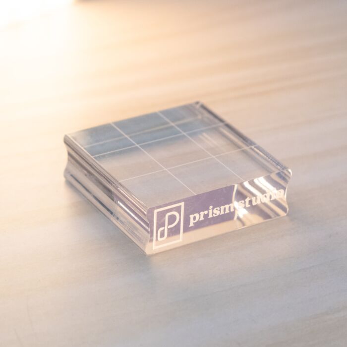 Pre-Order Prism Studio Acrylic Stamping Block (with Grips)