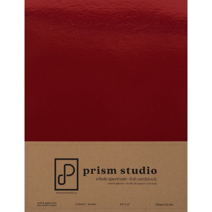 Pre-Order Prism Studio 8.5X11 Whole Spectrum Foil Cardstock