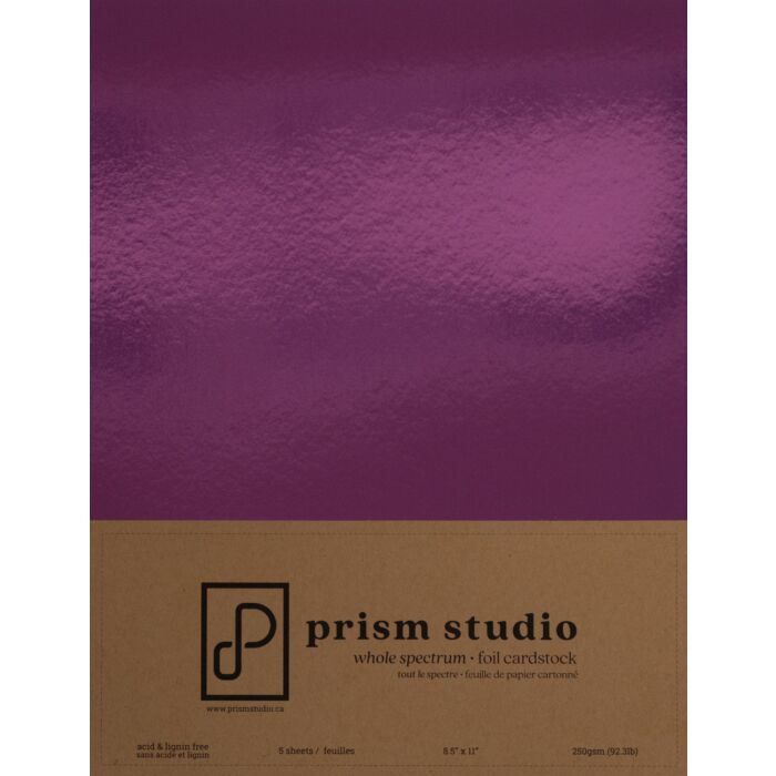 Pre-Order Prism Studio 8.5X11 Whole Spectrum Foil Cardstock