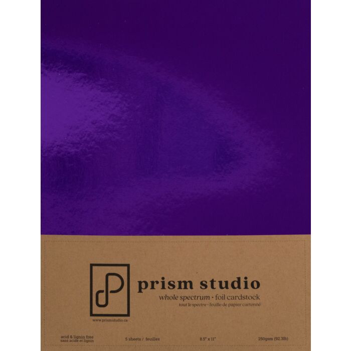 Pre-Order Prism Studio 8.5X11 Whole Spectrum Foil Cardstock