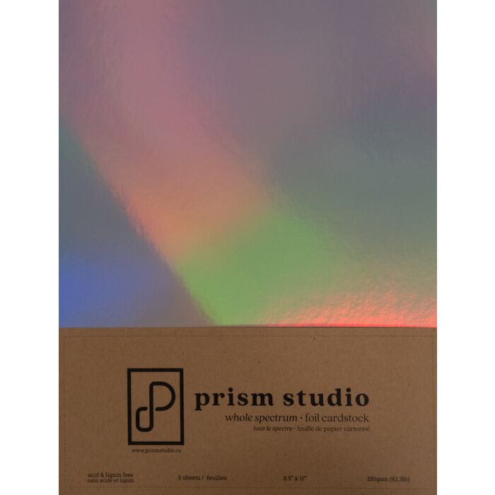 Pre-Order Prism Studio 8.5X11 Whole Spectrum Foil Cardstock