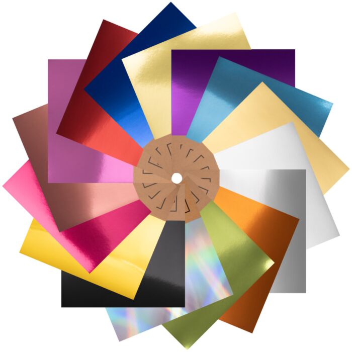 Pre-Order Prism Studio 12" x 12" Whole Spectrum Foil Cardstock Multi-Pack (16 Sheets)