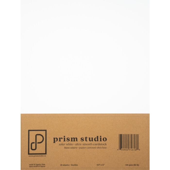 Pre-Order Prism Studio 8.5X11 Ultra-Smooth Cardstock 80lb