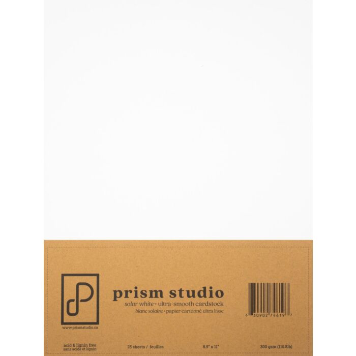 Pre-Order Prism Studio 8.5X11 Ultra-Smooth Cardstock 110lb