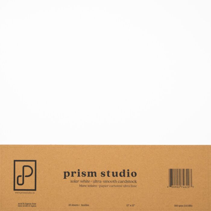 Pre-Order Prism Studio 12X12 Ultra-Smooth Cardstock 110lb
