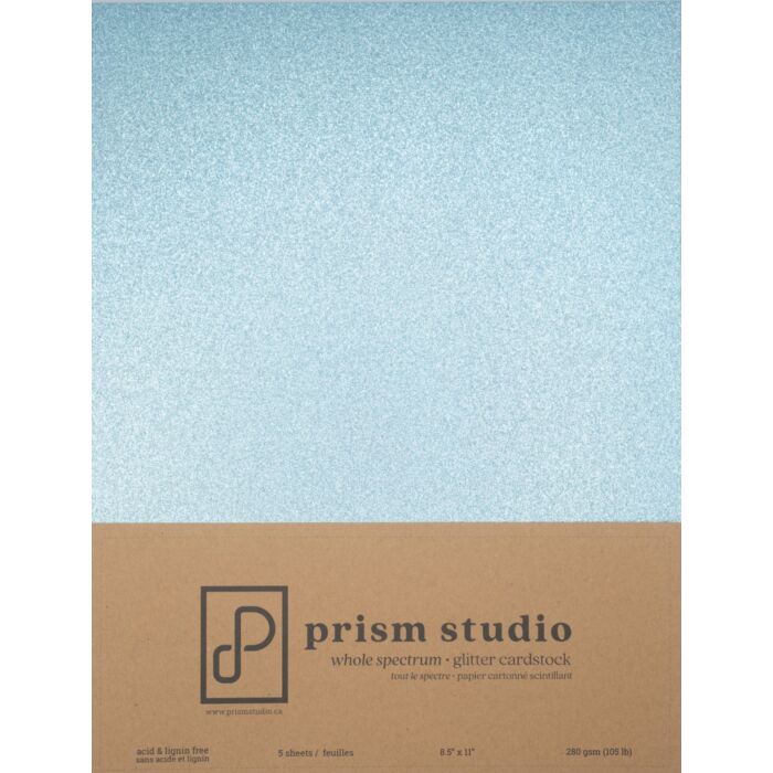 Pre-Order Prism Studio 8.5X11 Whole Spectrum Glitter Cardstock