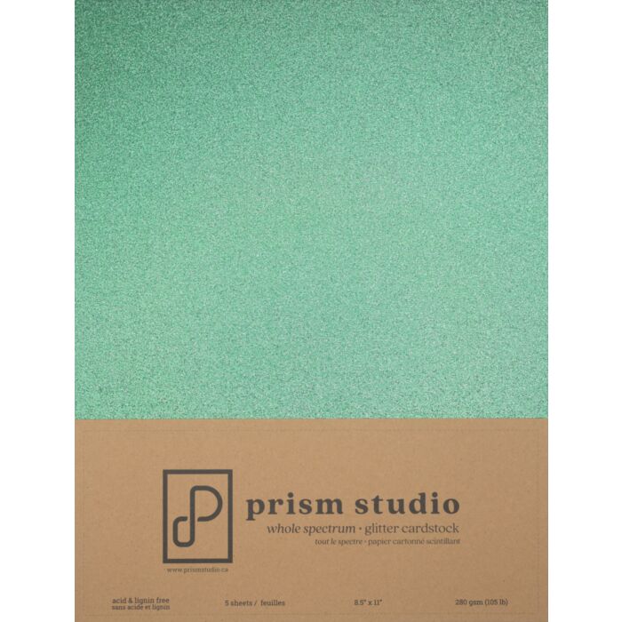 Pre-Order Prism Studio 8.5X11 Whole Spectrum Glitter Cardstock