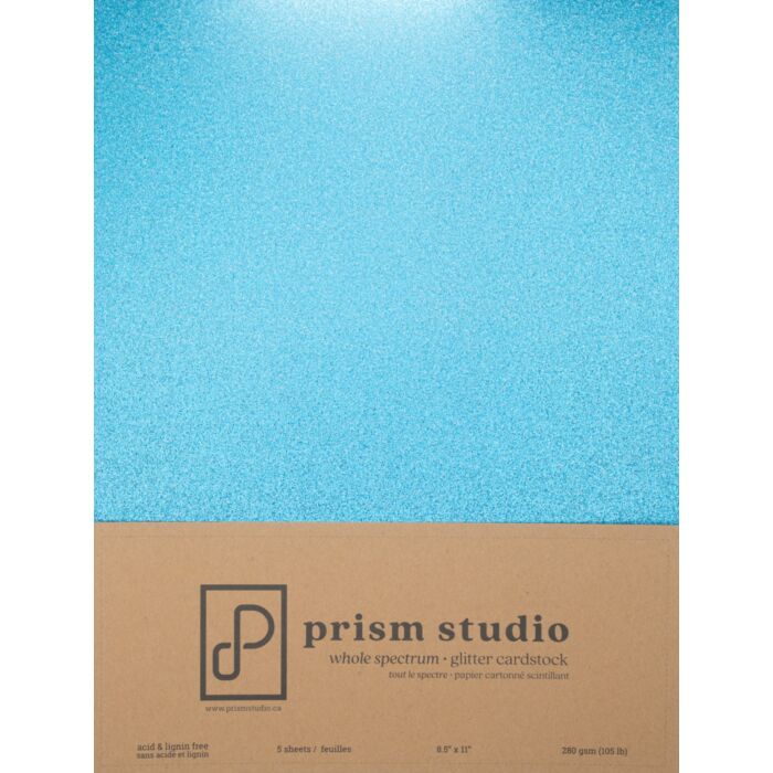 Pre-Order Prism Studio 8.5X11 Whole Spectrum Glitter Cardstock