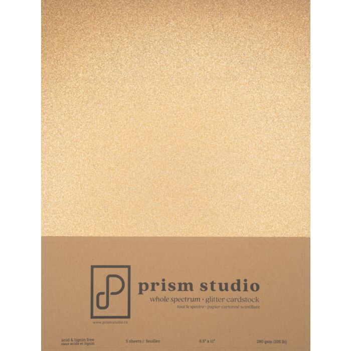 Pre-Order Prism Studio 8.5X11 Whole Spectrum Glitter Cardstock