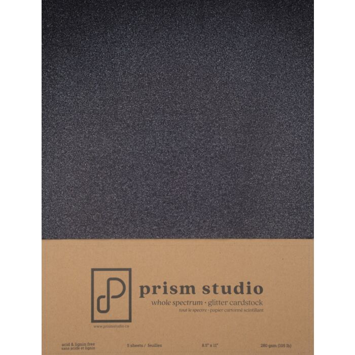 Pre-Order Prism Studio 8.5X11 Whole Spectrum Glitter Cardstock