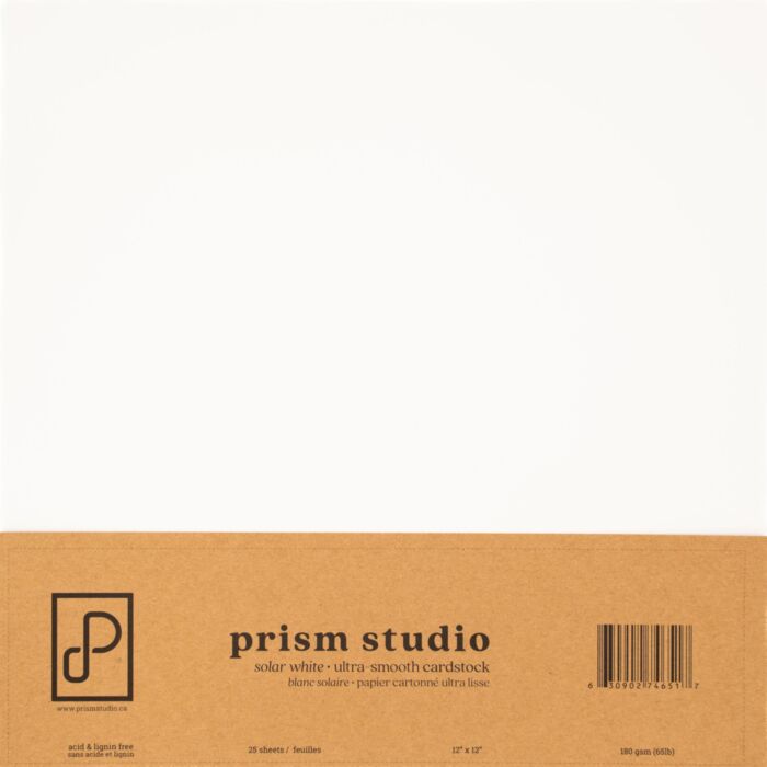 Pre-Order Prism Studio 12X12 Ultra-Smooth Cardstock 65lb