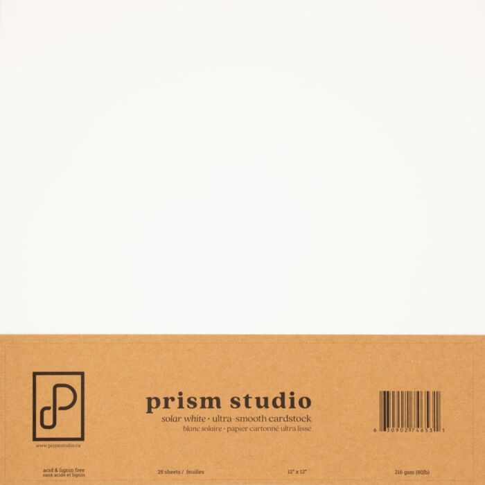Pre-Order Prism Studio 12X12 Ultra-Smooth Cardstock 80lb
