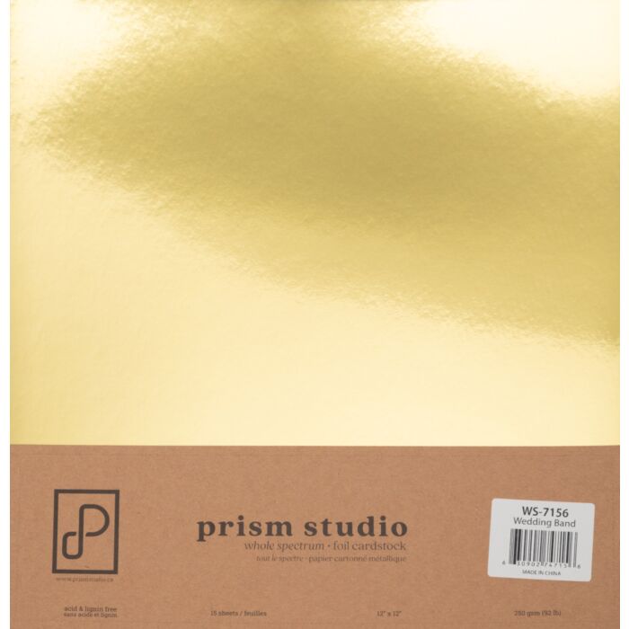 Pre-Order Prism Studio 12X12 Whole Spectrum Foil Cardstock